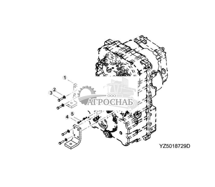 TRANSMISSION CASE MOUNTS (REAR) 